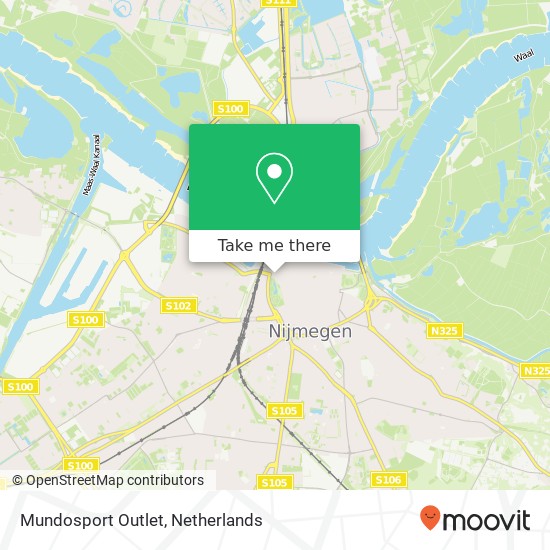 Mundosport Outlet, Lange Hezelstraat 104 Karte