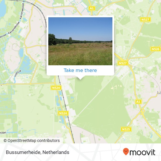 Bussumerheide, Bussumerheide, 1222 Hilversum, Nederland Karte