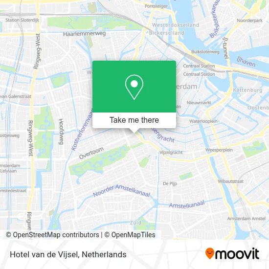 Hotel van de Vijsel map