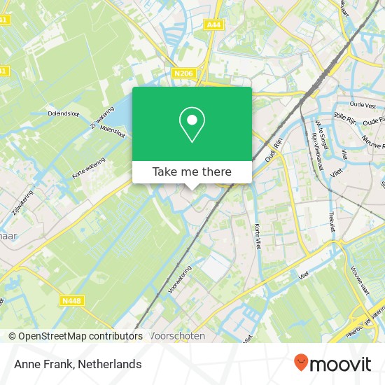 Anne Frank, Zuster Meijboomstraat map