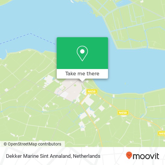 Dekker Marine Sint Annaland, Spuistraat 40 Karte