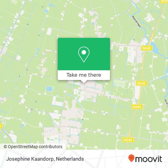 Josephine Kaandorp, Dorpsstraat 33 Karte