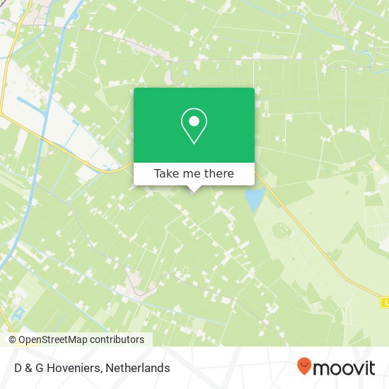 D & G Hoveniers, Grote Kattendijk 13A map