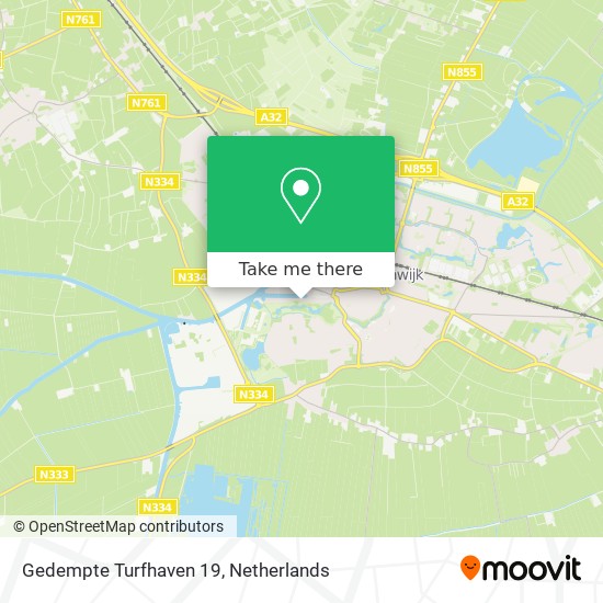 Gedempte Turfhaven 19 map