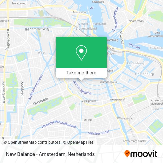 New Balance - Amsterdam map