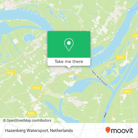 Hazenberg Watersport, Kerkstraat 14 map