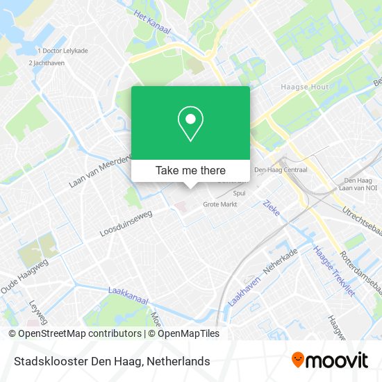 Stadsklooster Den Haag map