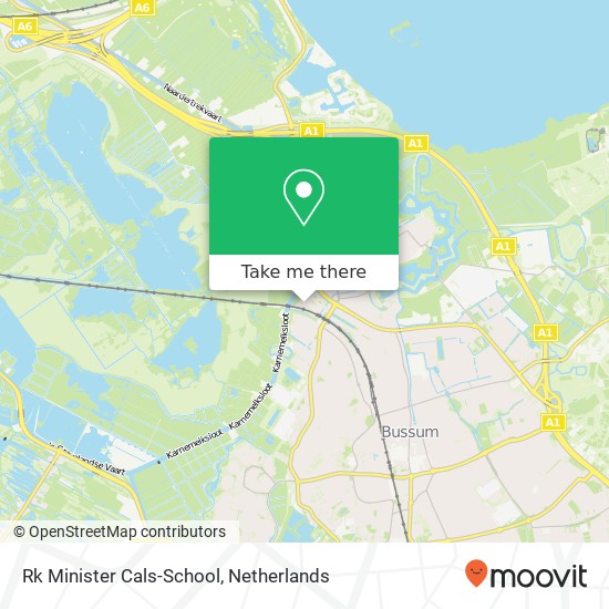 Rk Minister Cals-School, Johan Willem Frisolaan 33 map