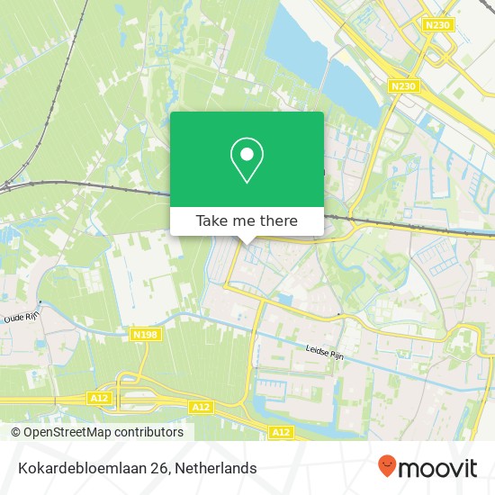 Kokardebloemlaan 26, 3452 BB Vleuten map