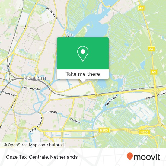 Onze Taxi Centrale map