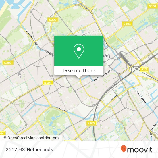 2512 HS, 2512 HS Den Haag, Nederland map