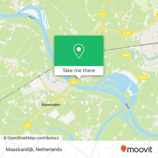 Maasbandijk, 6606 AC Niftrik map