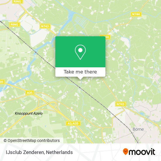 IJsclub Zenderen map