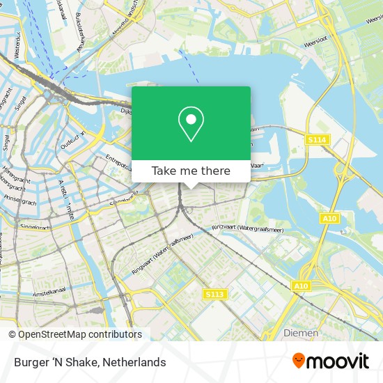 Burger ‘N Shake map