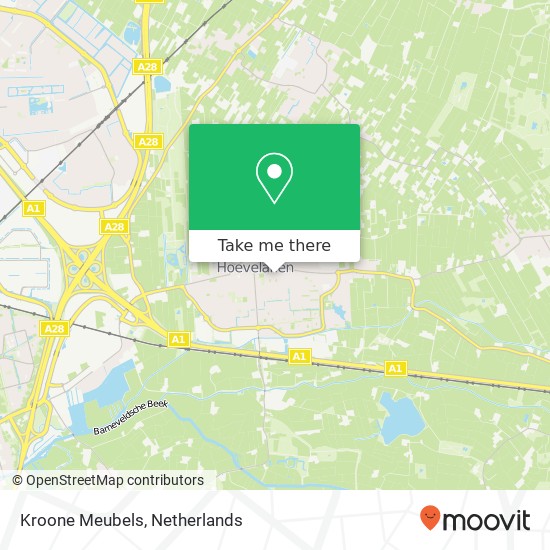 Kroone Meubels, Parklaan 33 map