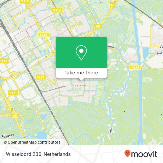 Wisseloord 230, Wisseloord 230, 1106 MD Amsterdam, Nederland map