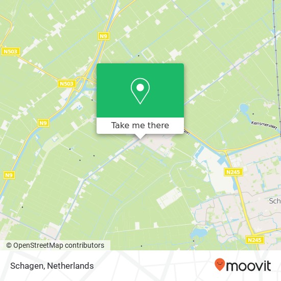 Schagen map