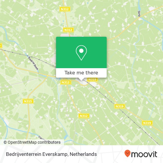 Bedrijventerrein Everskamp map