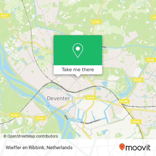 Wieffer en Ribbink, Brinkgreverweg 89 map