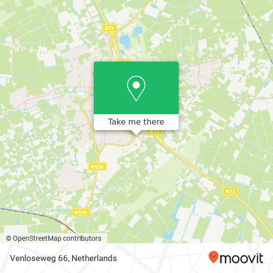 Venloseweg 66, 5961 JD Horst map