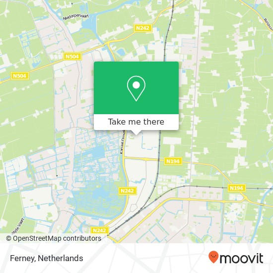 Ferney, Ampèrestraat 15 map