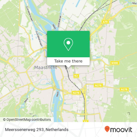Meerssenerweg 293, 6224 AJ Maastricht map