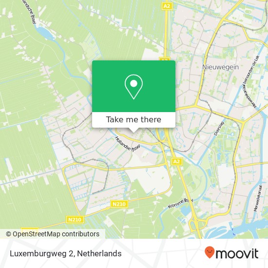 Luxemburgweg 2, 3402 AX IJsselstein map