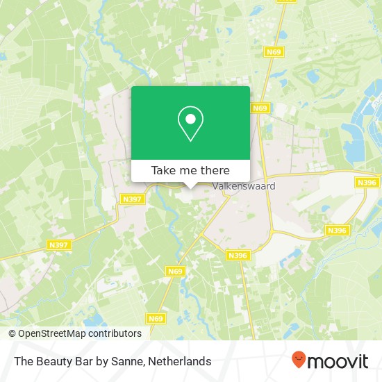 The Beauty Bar by Sanne, Van Linschotenstraat 2 Karte