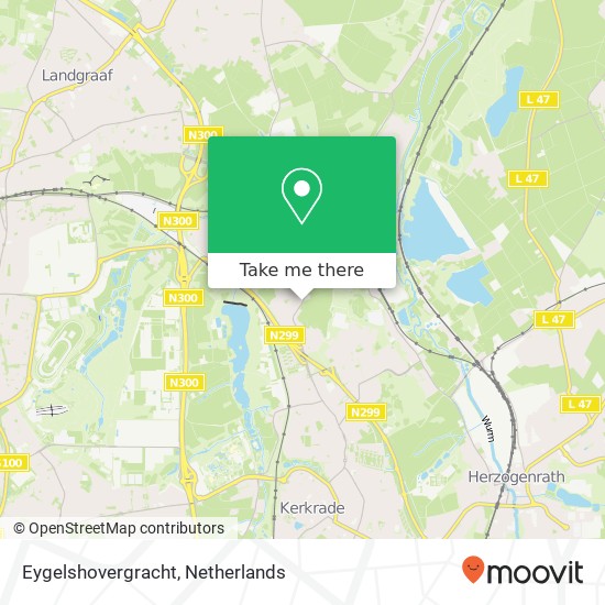 Eygelshovergracht, Eygelshovergracht, Kerkrade, Nederland Karte
