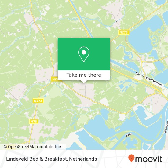 Lindeveld Bed & Breakfast, Manderscheidtsingel 26 map