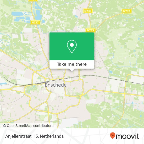 Anjelierstraat 15, 7514 ZE Enschede map