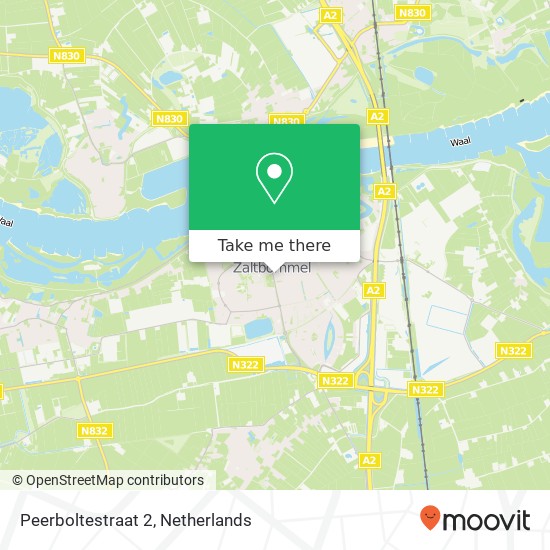 Peerboltestraat 2, 5301 VG Zaltbommel map