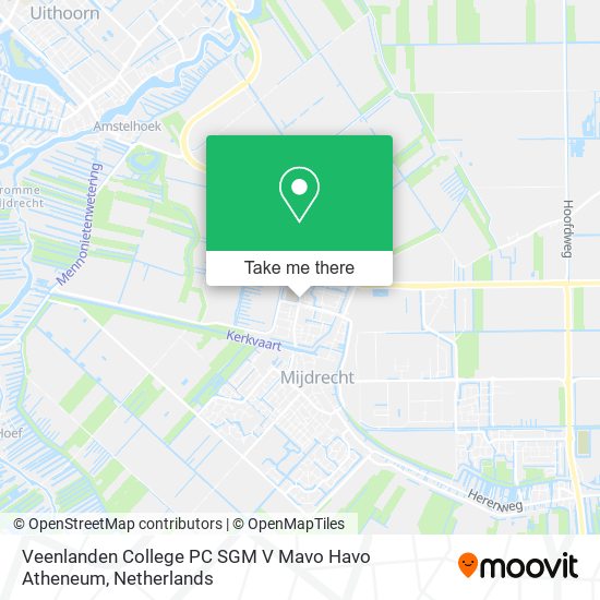 Veenlanden College PC SGM V Mavo Havo Atheneum map