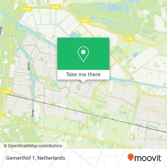 Gemerthof 1, 5043 LD Tilburg map