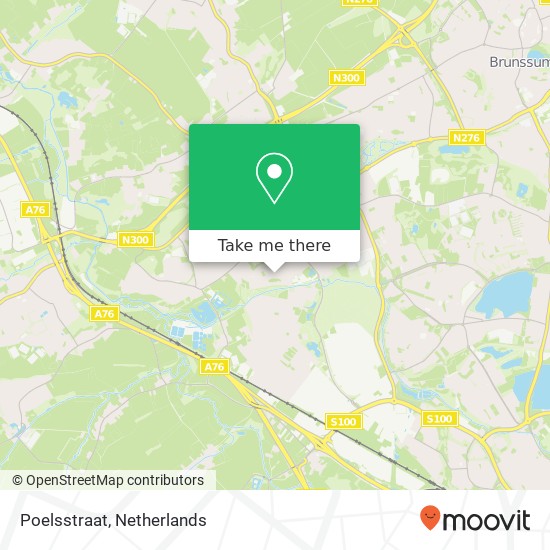 Poelsstraat, 6431 NP Hoensbroek map