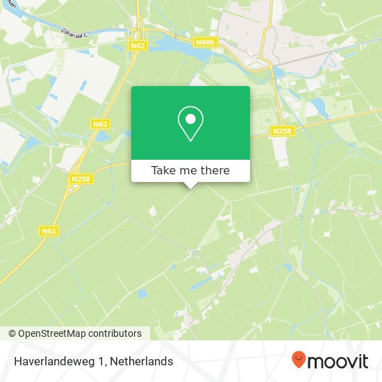Haverlandeweg 1, 4574 NB Zuiddorpe Karte