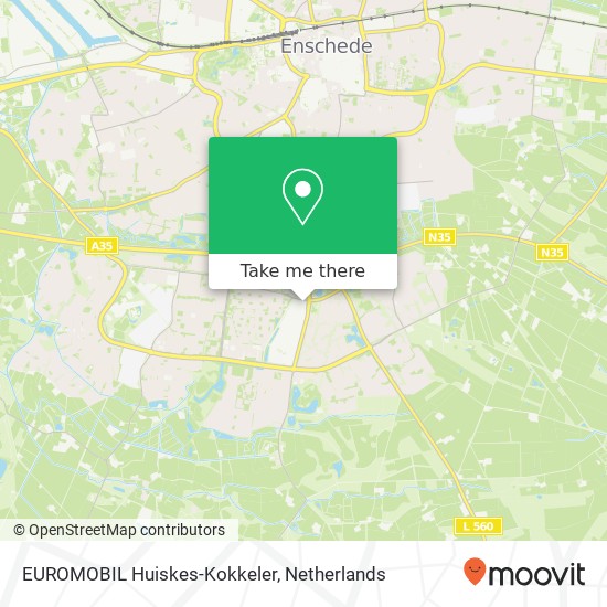 EUROMOBIL Huiskes-Kokkeler, Buurserstraat 190 Karte