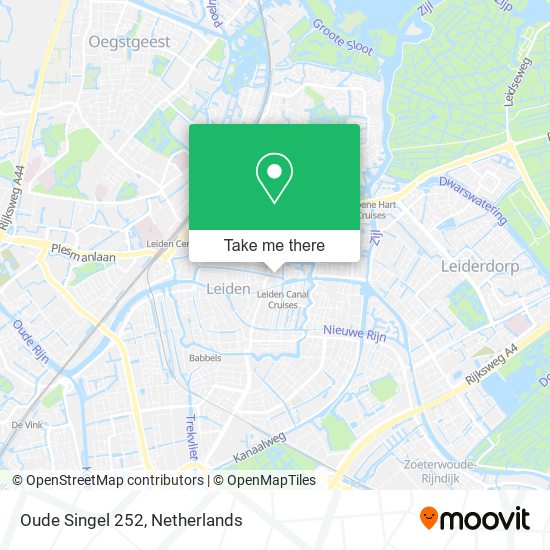 Oude Singel 252 map