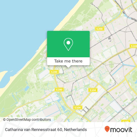 Catharina van Rennesstraat 60, 2551 GN Den Haag map