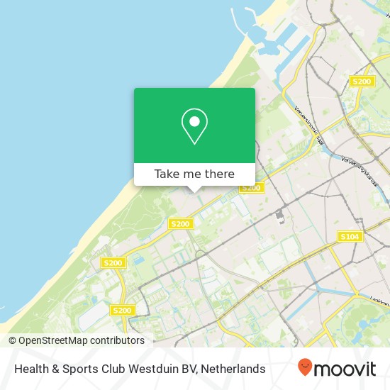 Health & Sports Club Westduin BV, Laan van Poot 355A map