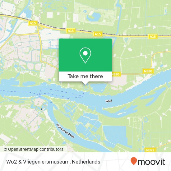 Wo2 & Vliegeniersmuseum map