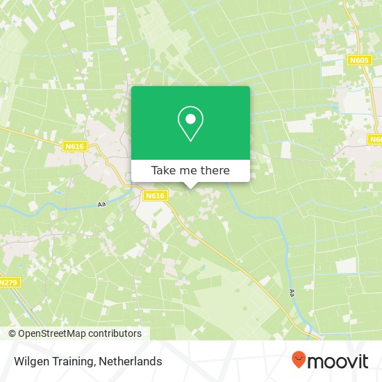 Wilgen Training, Boterweg 32 Karte