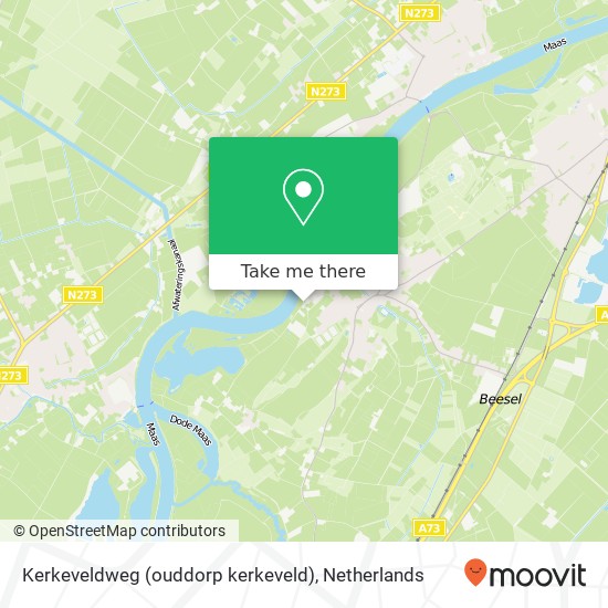 Kerkeveldweg (ouddorp kerkeveld), 5954 Beesel map