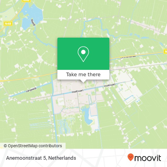 Anemoonstraat 5, 7701 EE Dedemsvaart map