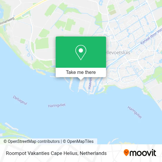 Roompot Vakanties Cape Helius map