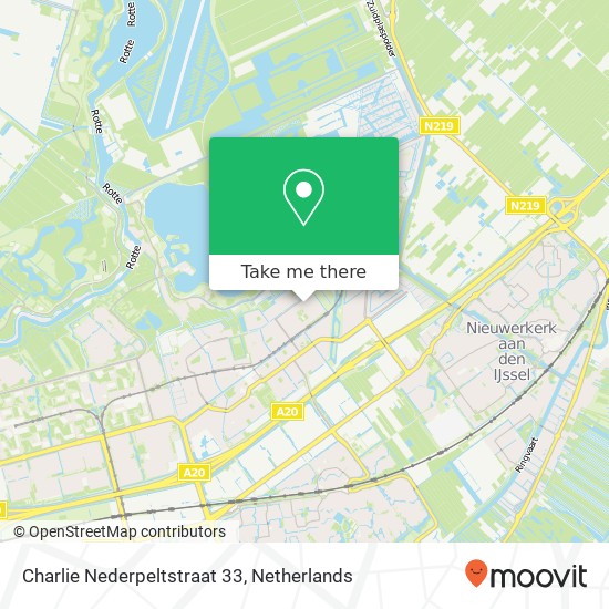 Charlie Nederpeltstraat 33, 3069 ZL Rotterdam map