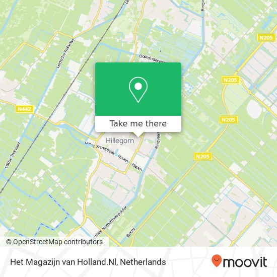 Het Magazijn van Holland.Nl, Graaf Janlaan 62 map