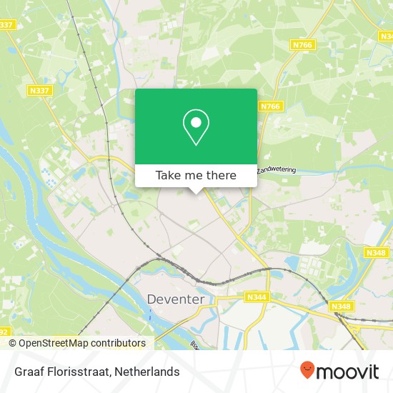 Graaf Florisstraat, 7415 Deventer map