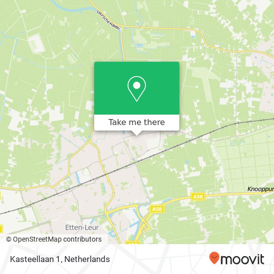 Kasteellaan 1, 4871 CX Etten-Leur map