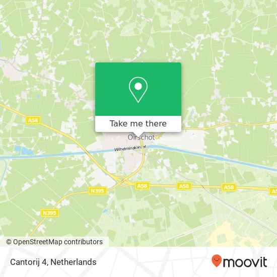 Cantorij 4, 5688 EE Oirschot map